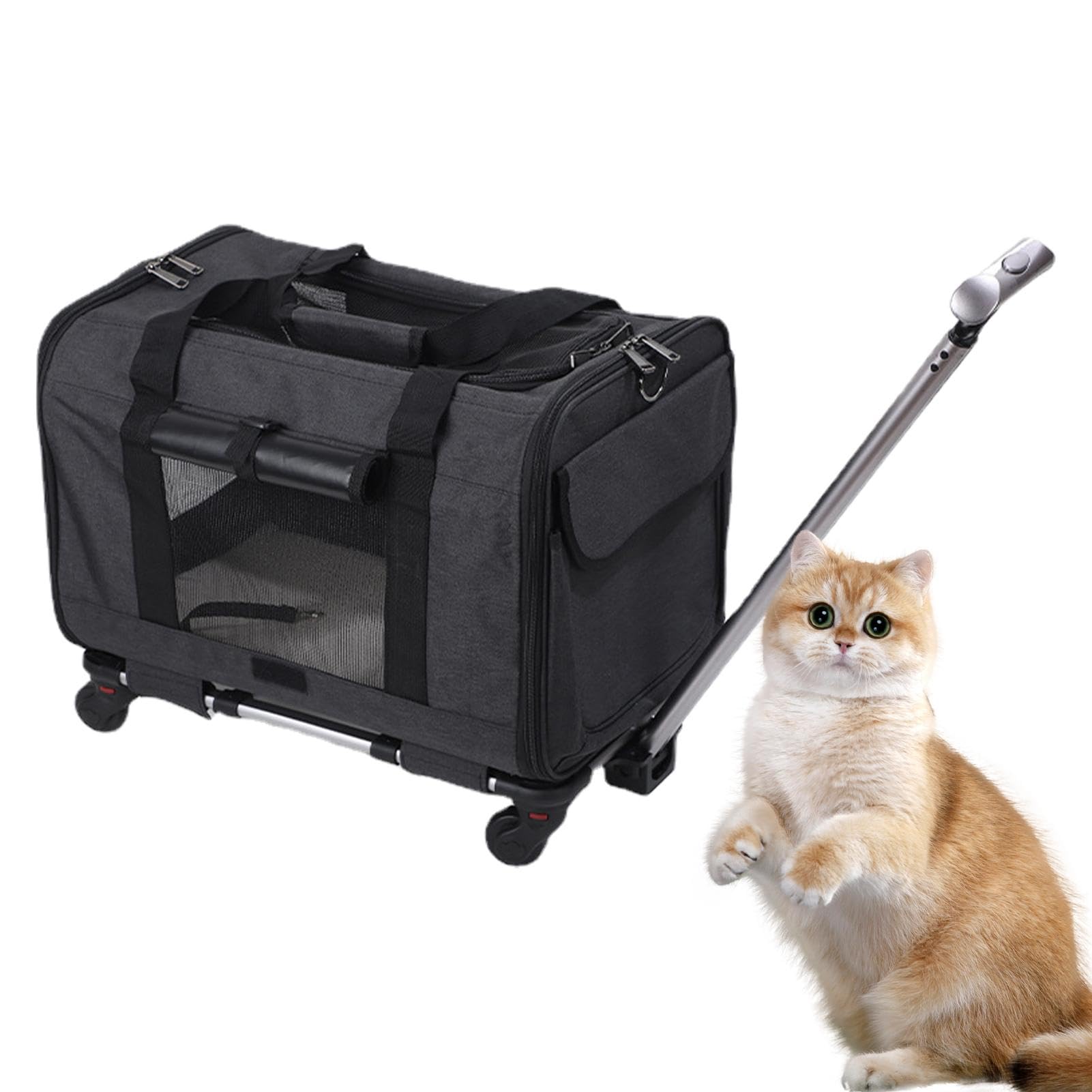 de Viaje para Perros – Transportín Suave para Gatos, de Viaje para | transportines para Mascotas | Transportín Multiusos para Perros pequeños con Cremalleras de Seguridad, Transporte