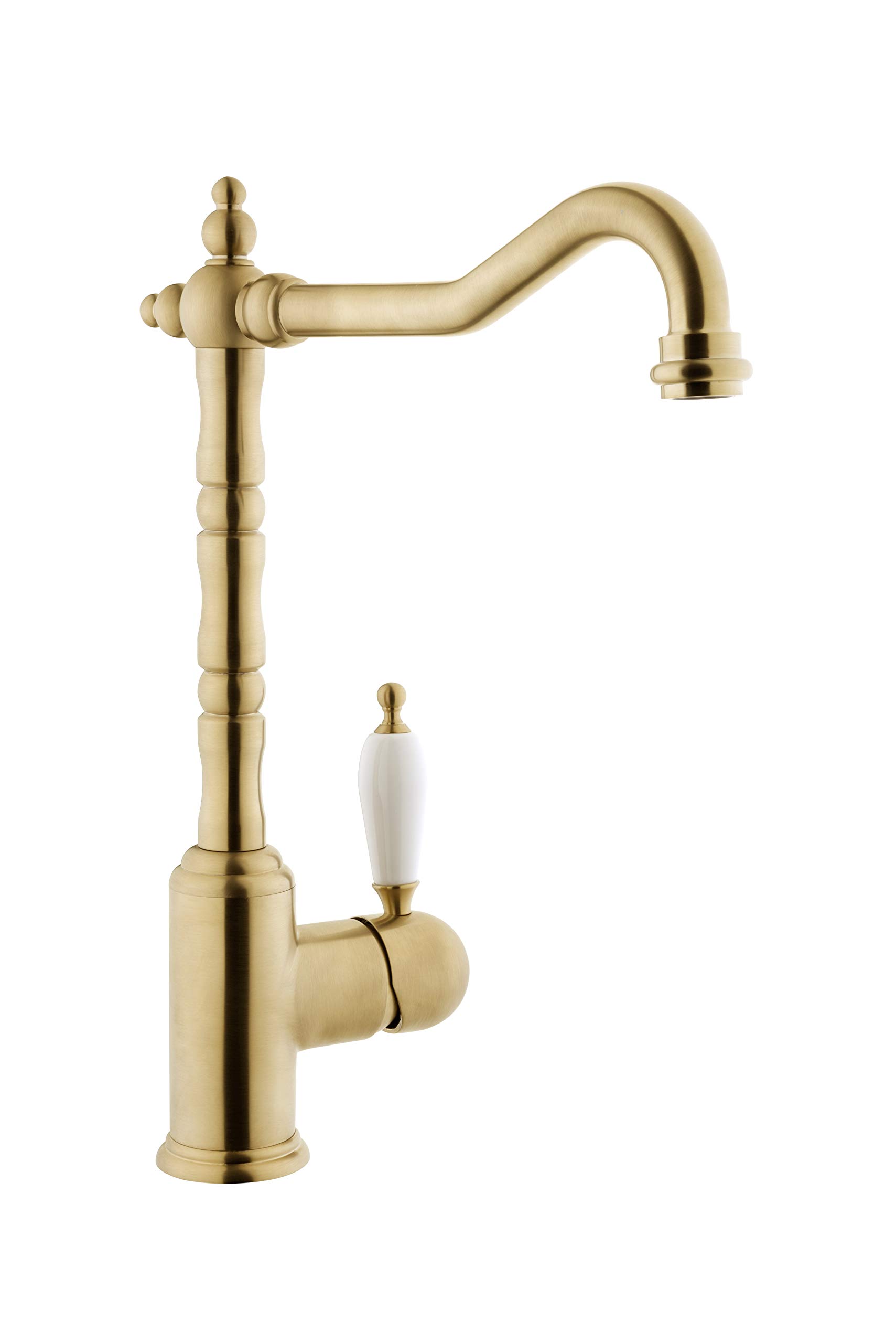 Artema Verona A4215433 Eviye Bataryası, 265 mm Yükseklik, 12 Litre/dk Akış Hızı, Saten Altın