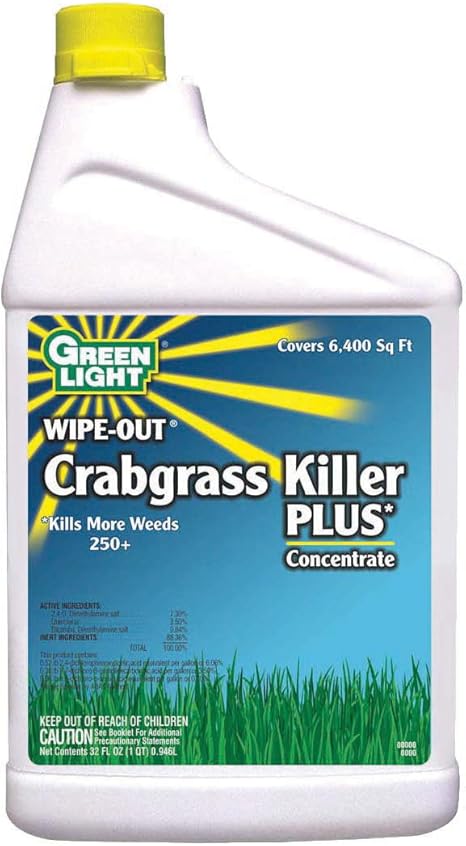 Green Light 7462 Wipe Out Crabgrass Killer Plus Concentrate 1 Quart Amazon Ca Patio Lawn Garden