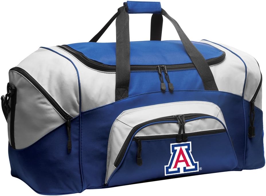 University of Arizona Duffel Bag - Large UA Wildcats Suitcase or Gym Bag for Men Ladies Him or Her (Navy)
