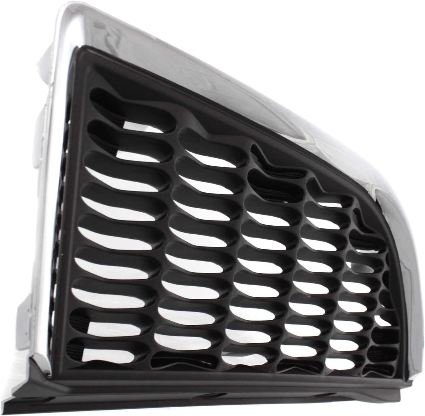 Compatible with 04-06 Galant (USA Type) Front Grille Assembly Gray w/Chrome Shell Right Side