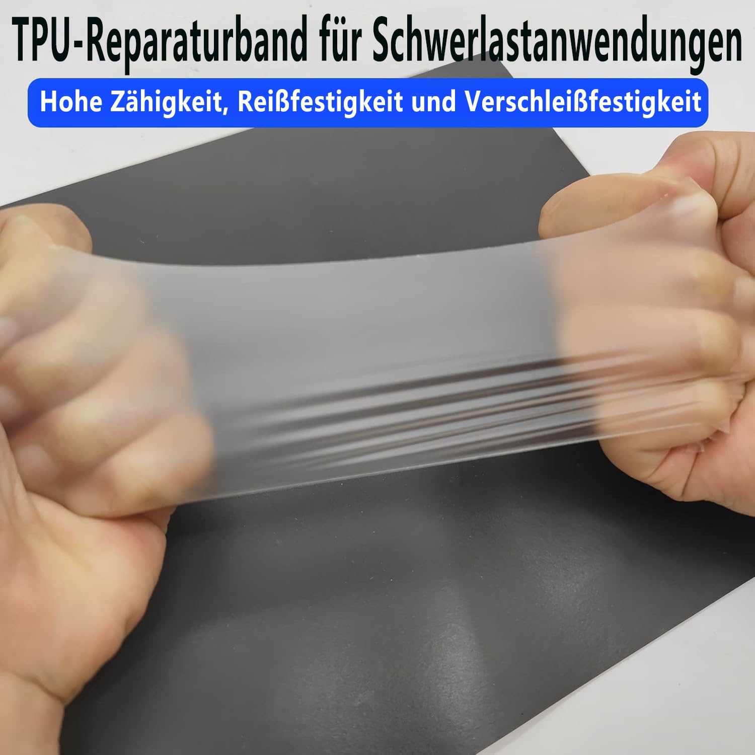 Pool Flicken Klebeband Reparaturset Unterwasser: Transparentes Wasserdichtes Klebeband, Poolflicken Selbstklebend Unterwasser Zur Reparatur Verschiedener Schwimmbadoberflächen (Klebeband 10cm*150cm)