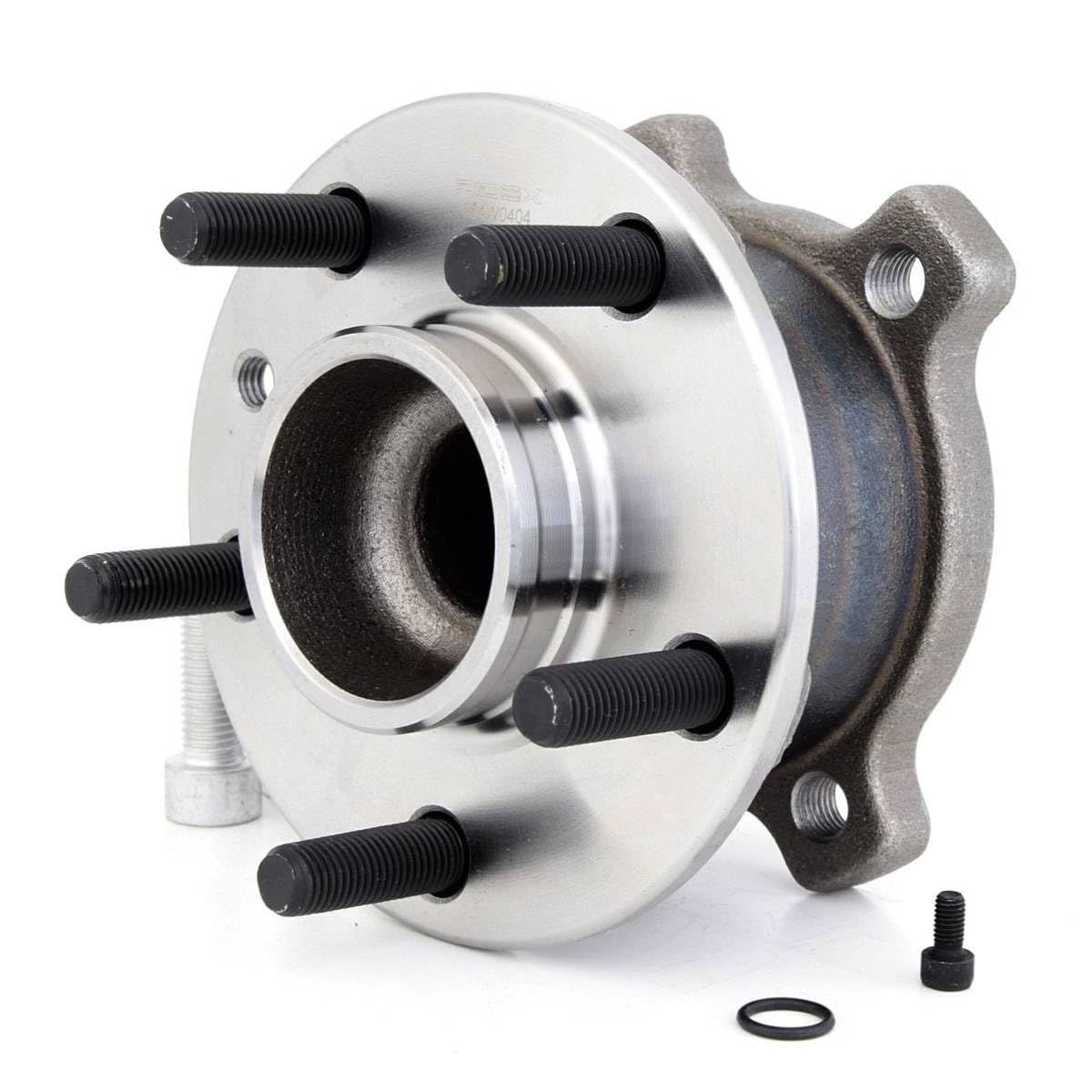 RIDEX 654W0404 Juego de cojinete de rueda Trasero ambos lados con sensor ABS incorporado con tornillos Compatible con FORD MONDEO IV Turnier BA7