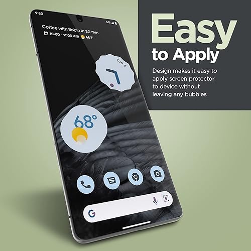 Miniatura 3 de Case-Mate Protector de pantalla para Google Pixel 7 Pro 6.7 pulgadas Película antiarañazos con protección inastillable, TPU duradero, sensible al