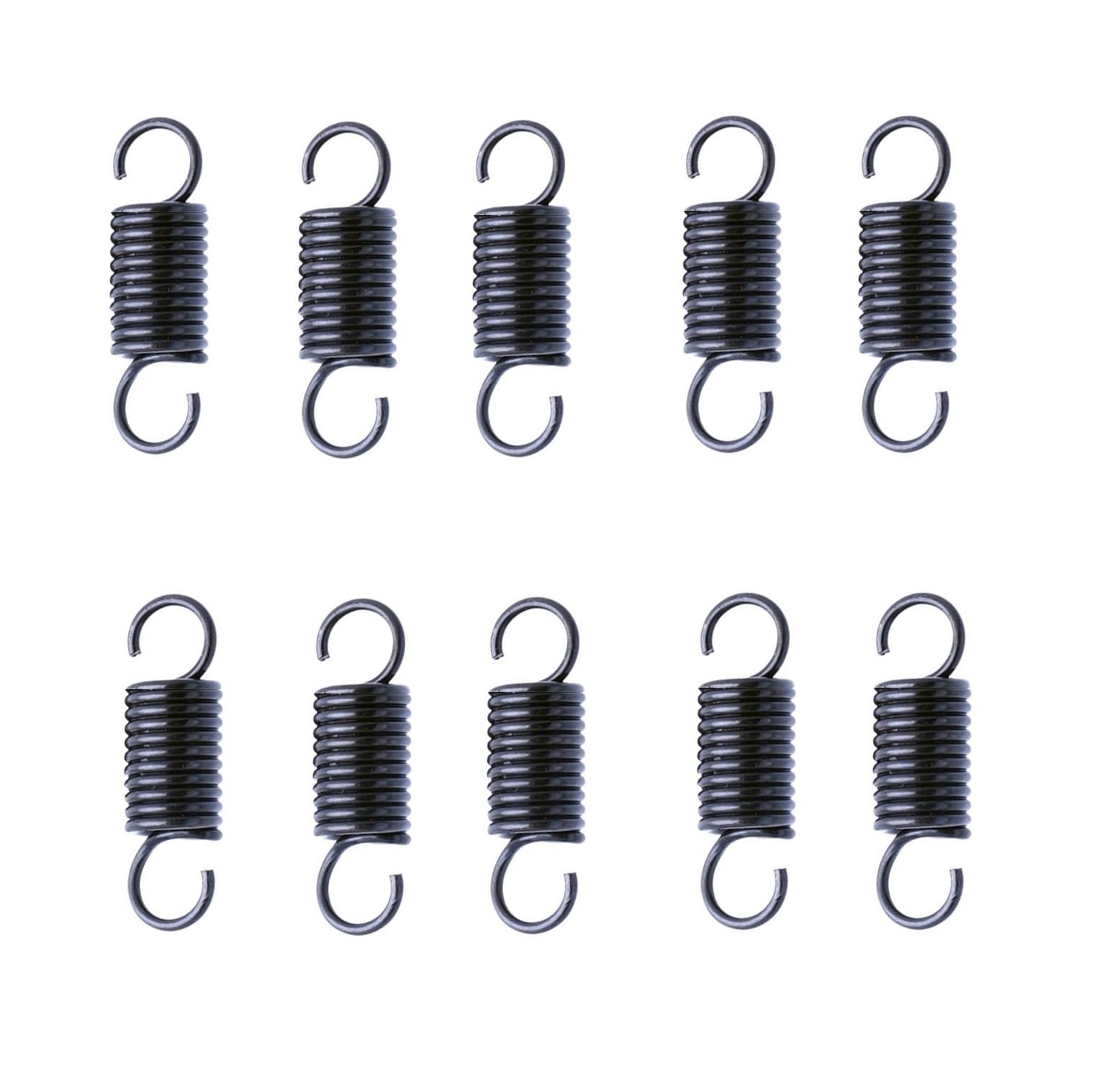 Spannfeder Zugfeder Mit Haken – 10 Stück, Länge 35 Mm, Außendurchmesser 10 Mm, Drahtstärke 1 Mm