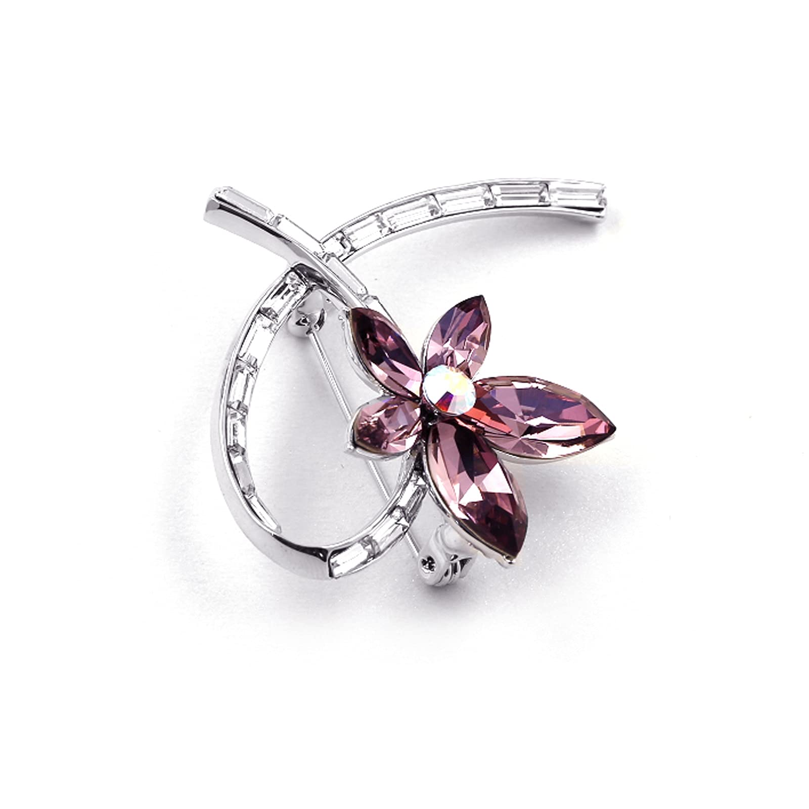 Broszka Pin dla Kobiet Moda Męska Broszka Pin dla Kobiet - Kryształowa Broszka Ubrania Szalik Szal Kapelusz Dekoracja Akcesoria dla Kobiet Ubrania Akcesoria Ślubne Urodziny Akcesor,C