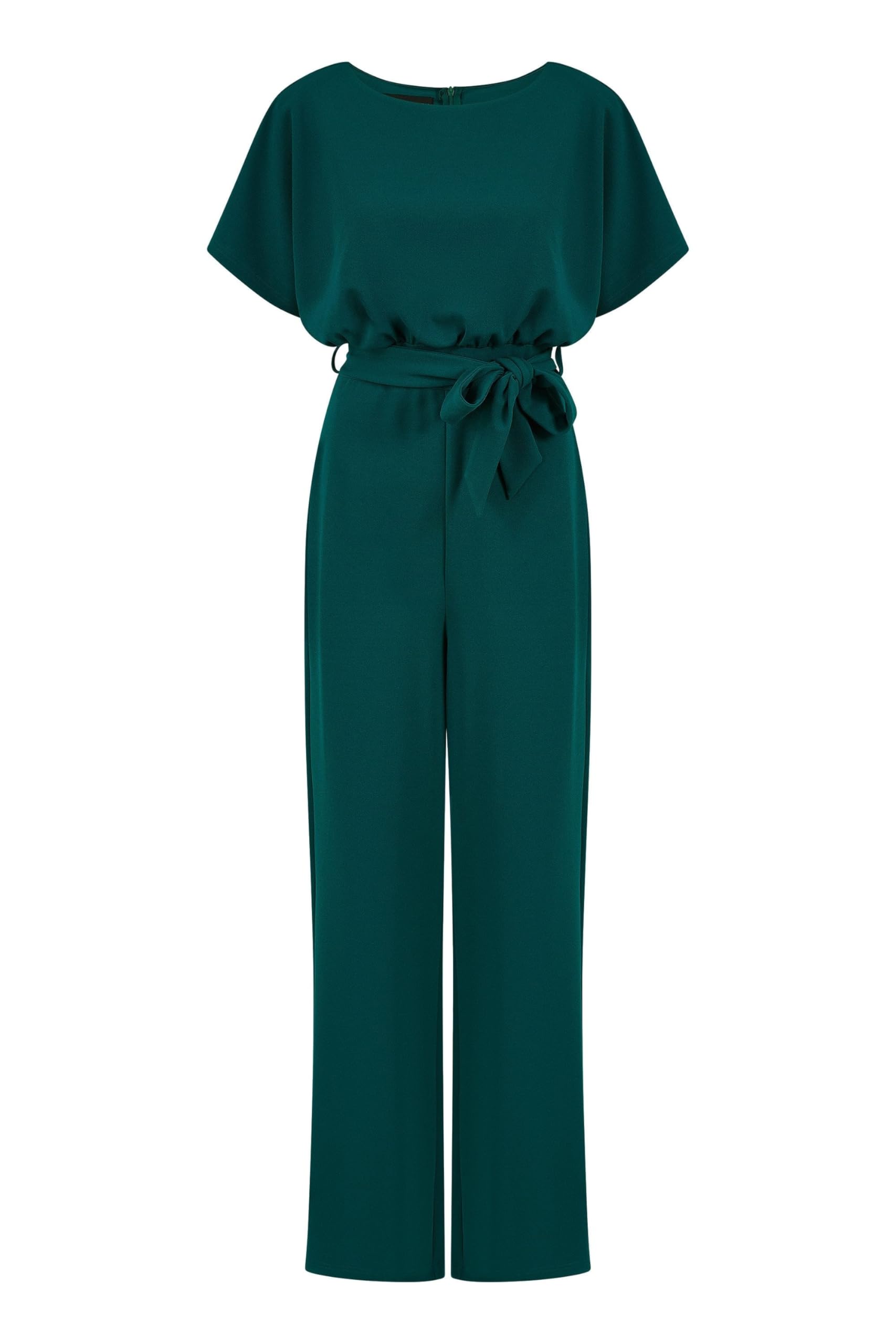 Mela London Women's Green Mela Batwing Stretch Jumpsuit (, 12)