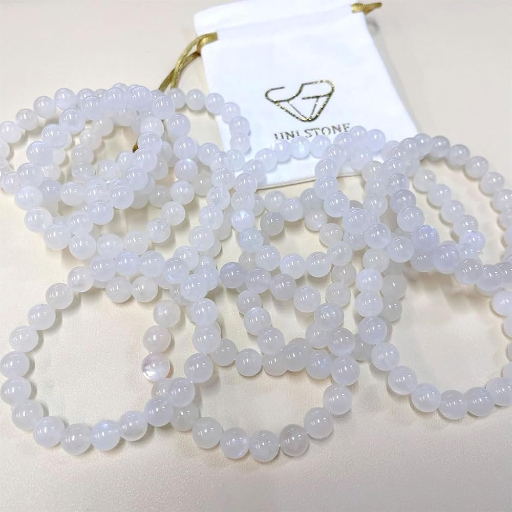 Amazon | [UNI STONE] ブルームーンストーンブレスレット 天然石