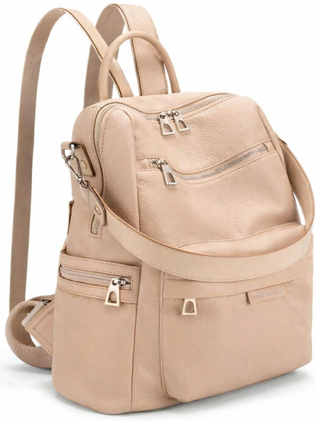 Stylish Women's Fashion Backpack Purses Multipurpose Design Handbags and Shoulder Bag (Buzzz Cream,_BZ)-image-31