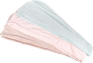 STAHAD 3Pcs Touca De Cabelo Seco De Lã Coral Touca De Cabelo Toalha De Banho Toalha De Cabeça De Banho Turbante Toalha De Secagem Rápida Touca De Banho De Cabelo Toalha De Microfibra