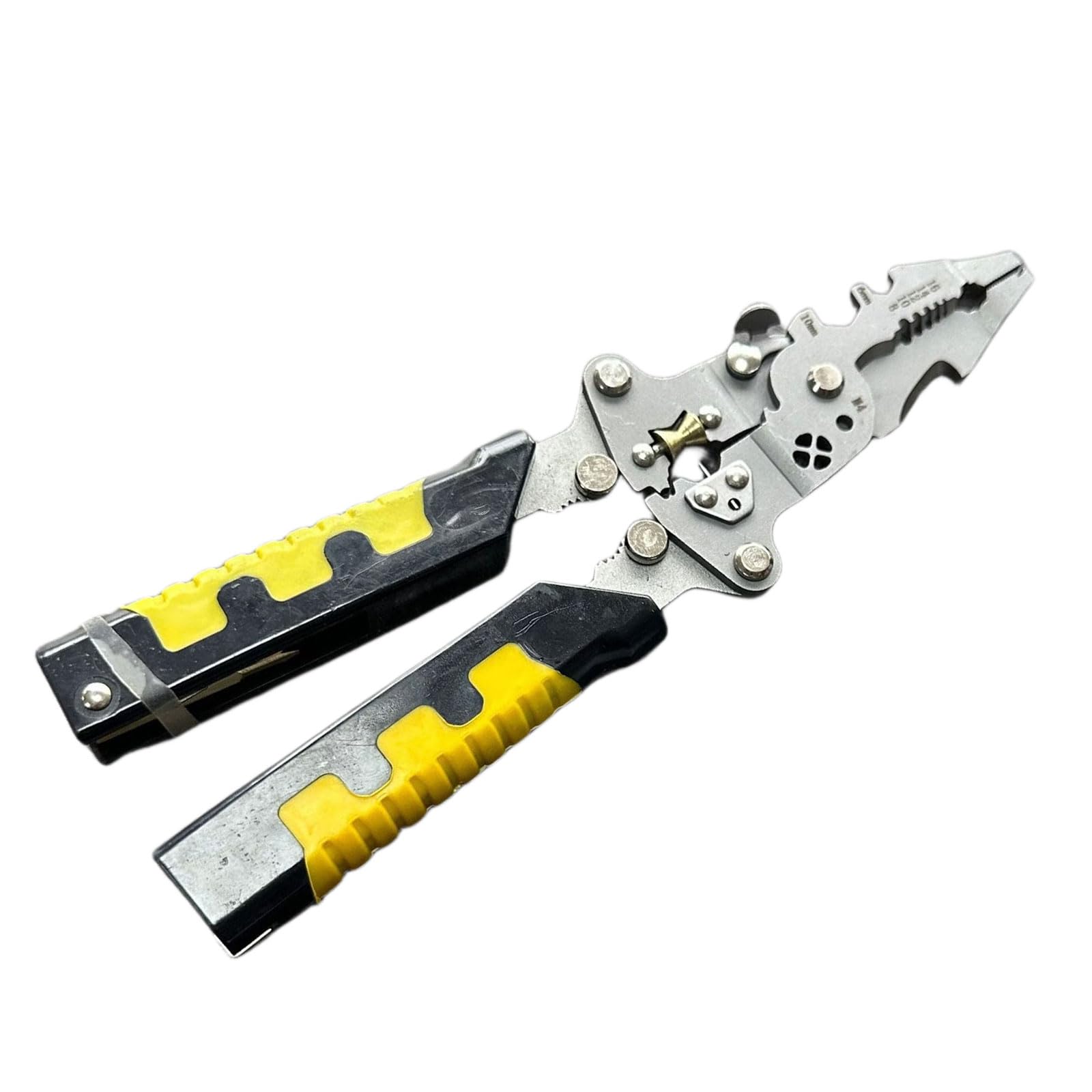 Kaccde Yb26163 Wire Stripping Pliers Crimping Tool Multifunctional Electrician With Voltages Detector Easy To Use Multifunctional Electrician