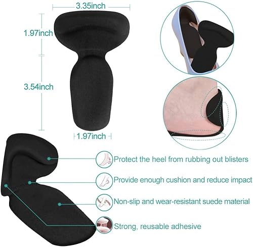 Miniatura 2 de Almohadillas de tacón alto, agarres de talón, inserciones de talón, cojín de tacón alto en el antepié, plantillas de tacón alto para prevención de