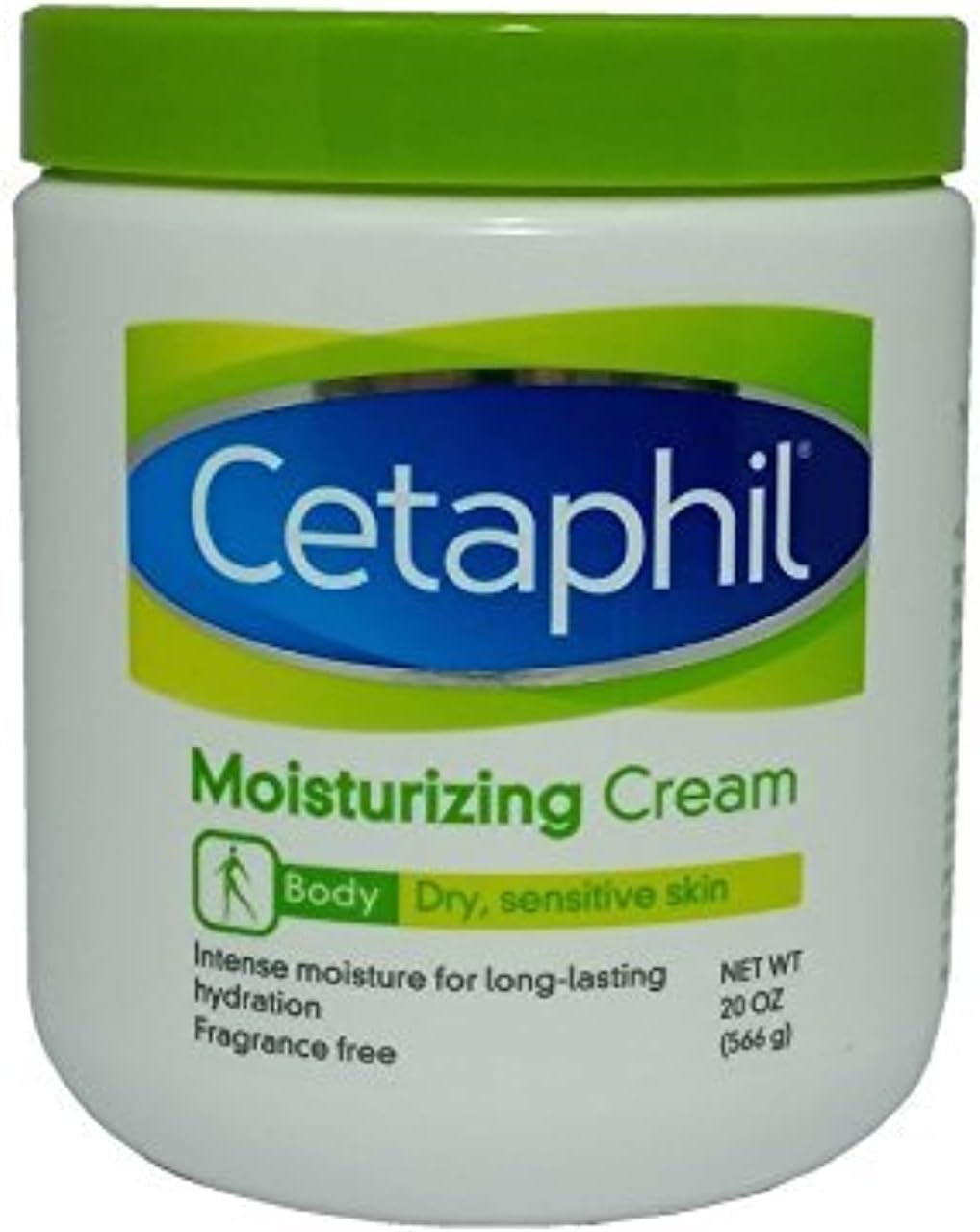 Cetaphil Moisturizing Cream for Dry, Sensitive Skin, Fragrance Free, 20