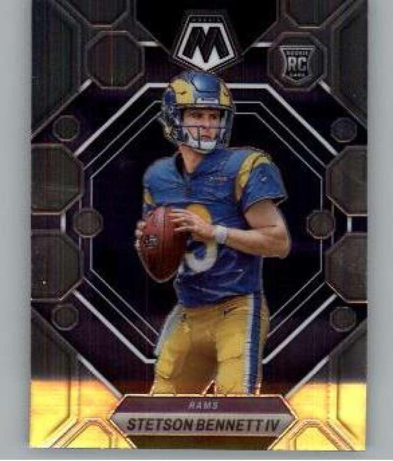 2023 Panini Mosaic #362 Stetson Bennett IV RC Rookie Los Angeles Rams NFL Football Trading Card