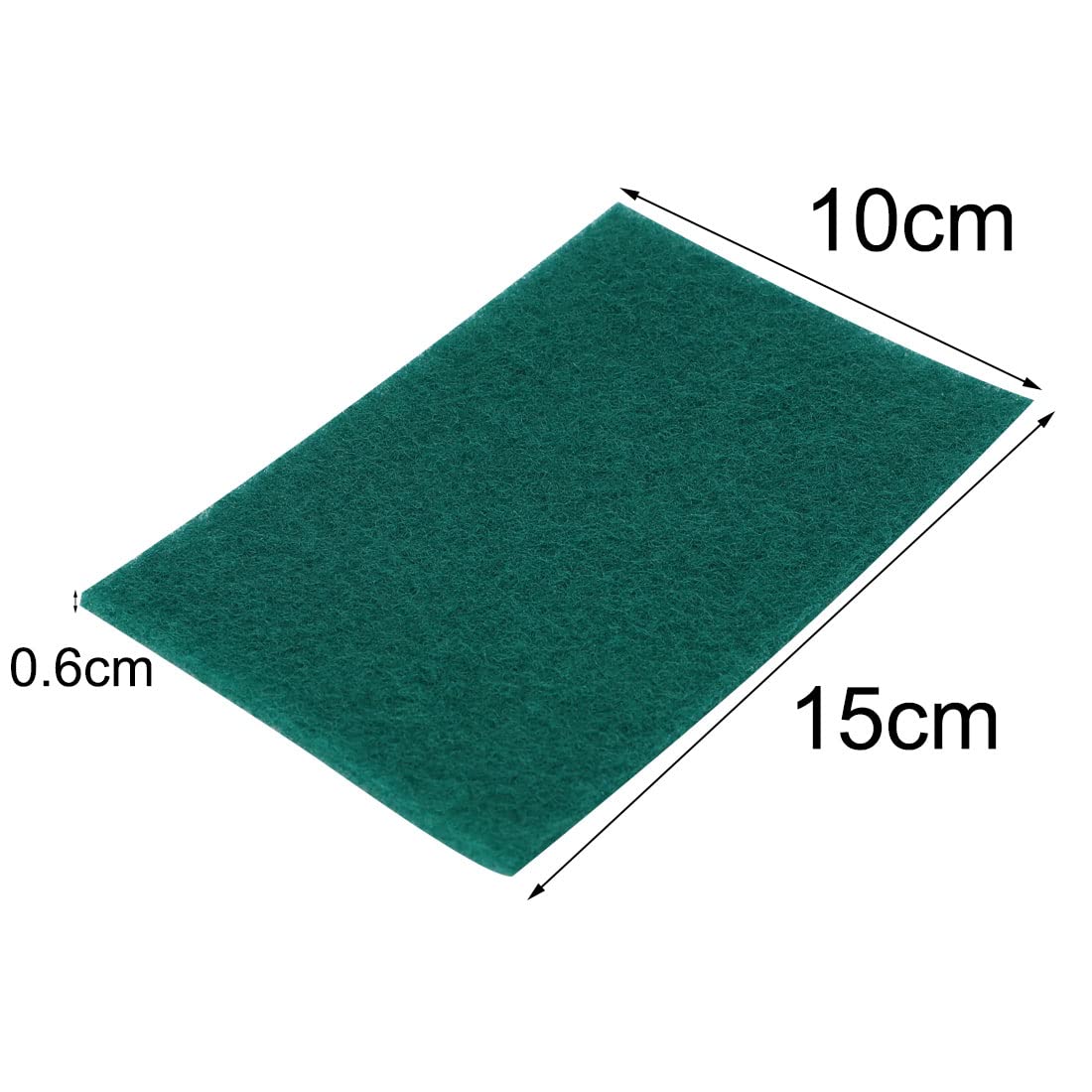 sourcing map 50uds Estropajo Estropajo Anti-Arañazos Estropajo Esponja Estropajo Almohadillas 6"X4" para Estropajo Cocina, Lavavajillas, Verde 1