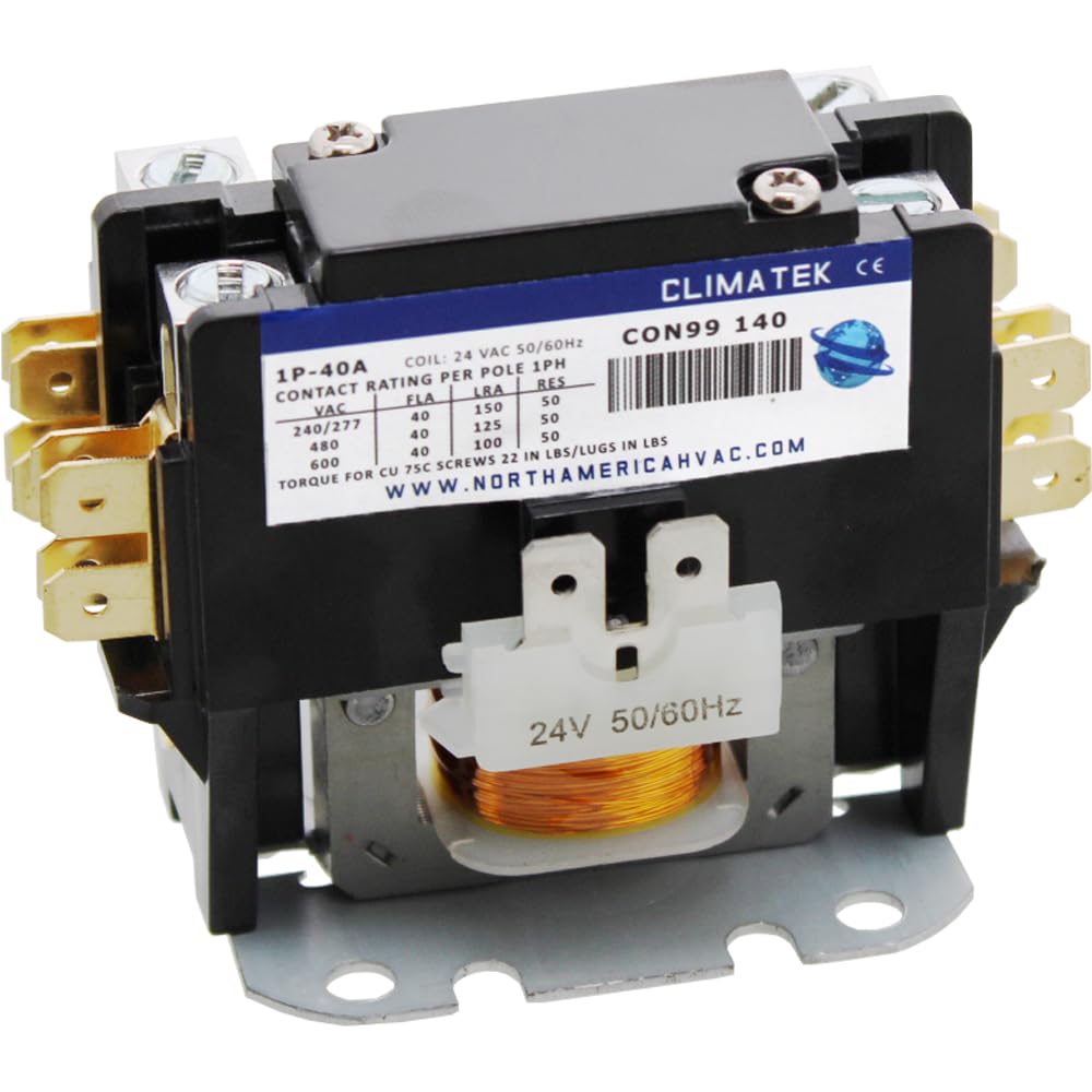 Replacement for Heil Single (1) One Pole 40 Amp Replacement Condenser Contactor 1050839