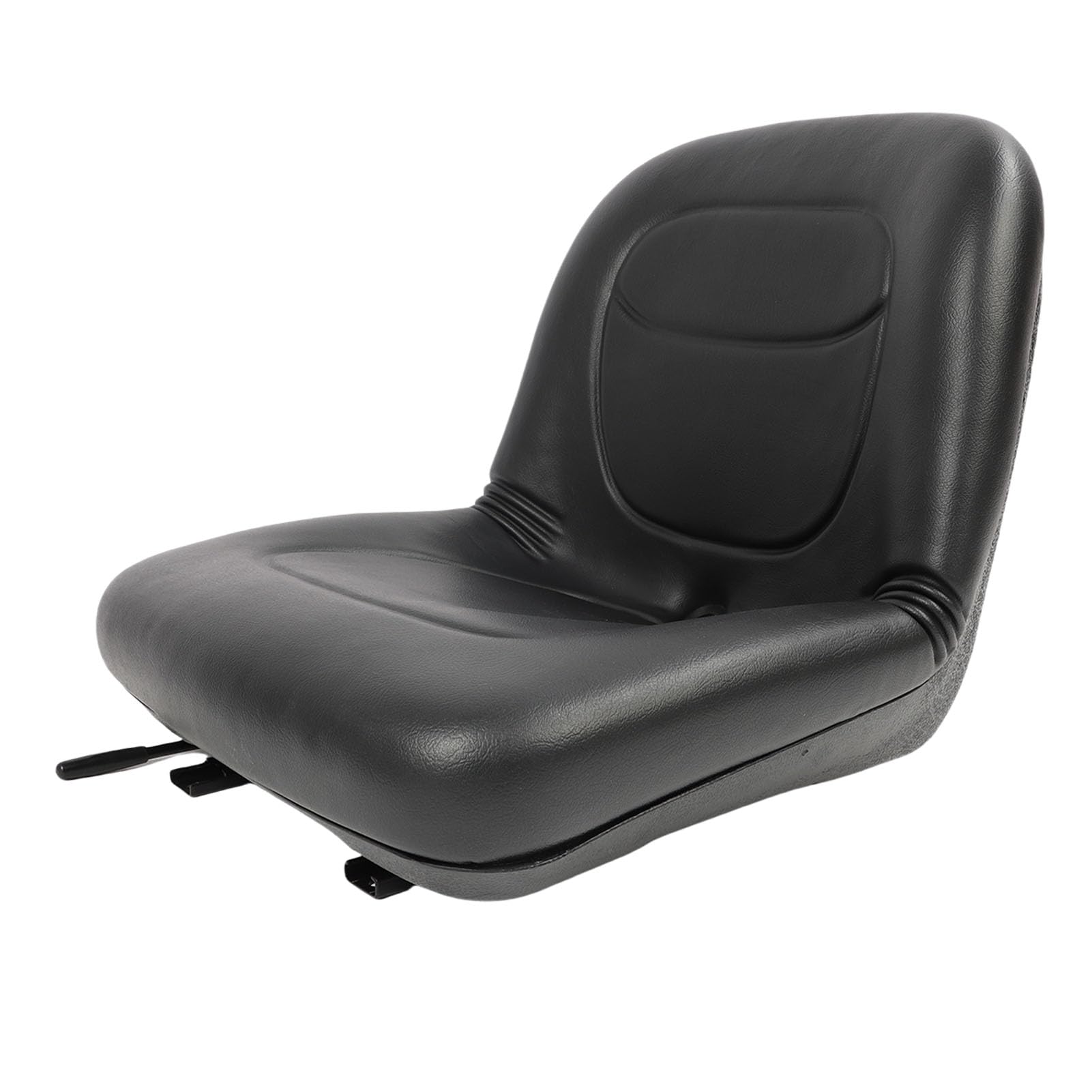 Sedile per Carrello Elevatore Supporto Posteriore Universale Regolabile Comodo Microinterruttore in PVC per Trattore Macchinario, 1 Confezione