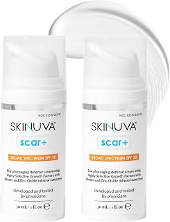 Skinuva® Scar+ Cream SPF 30 for Face & Body (1 oz) (Pack of 2)