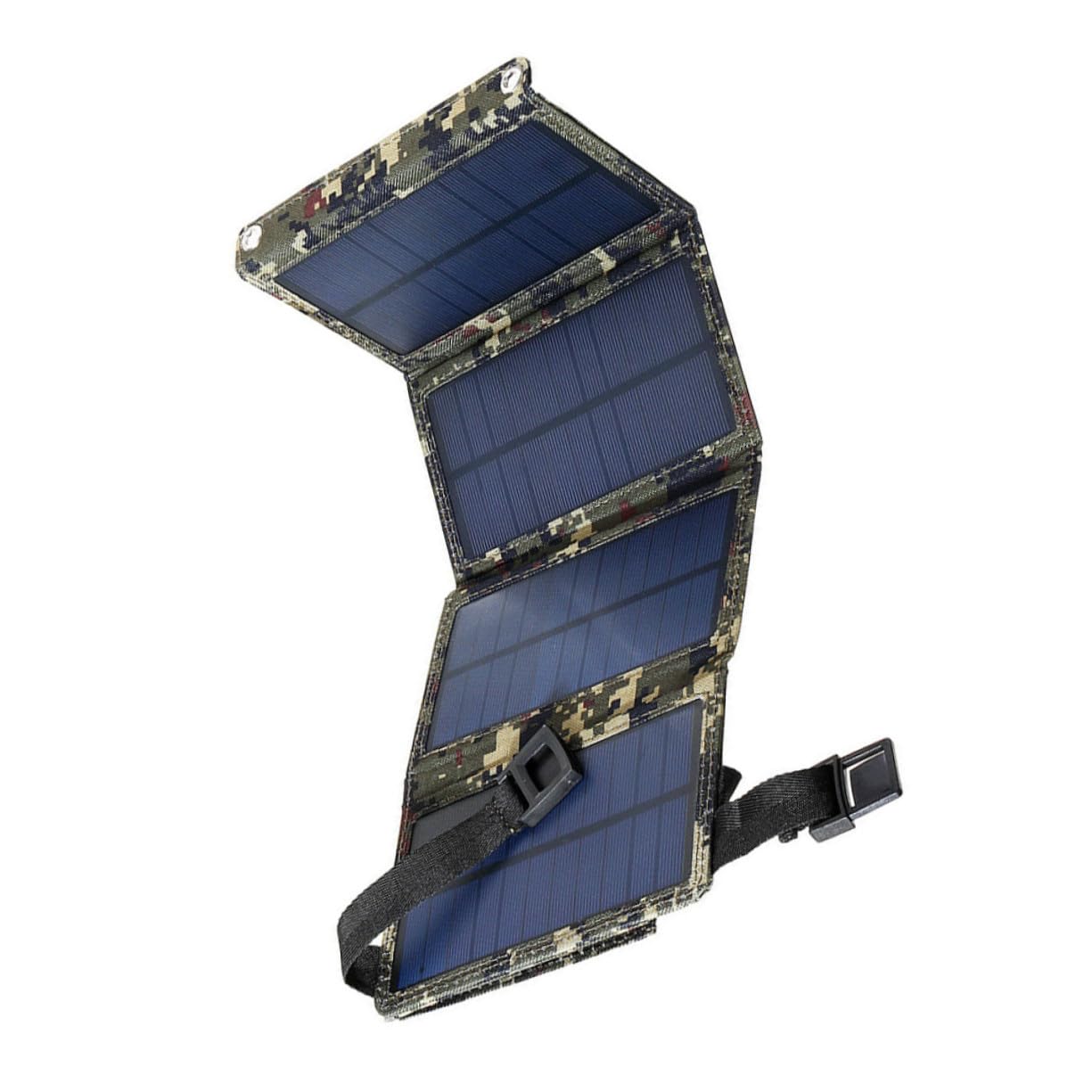 Alipis Cargador Solar Portátil Plegable Panel Solar de Células Pet Resistente al Agua de 10w Puerto USB para Móviles y Uso en Remolques