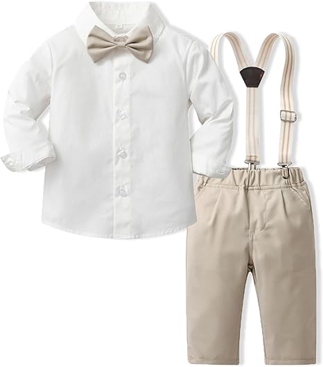 Pagliaccetto Elegante Bambino Con Cravatta - Set Formale Per Feste, Matrimoni E Compleanni - Foto 5