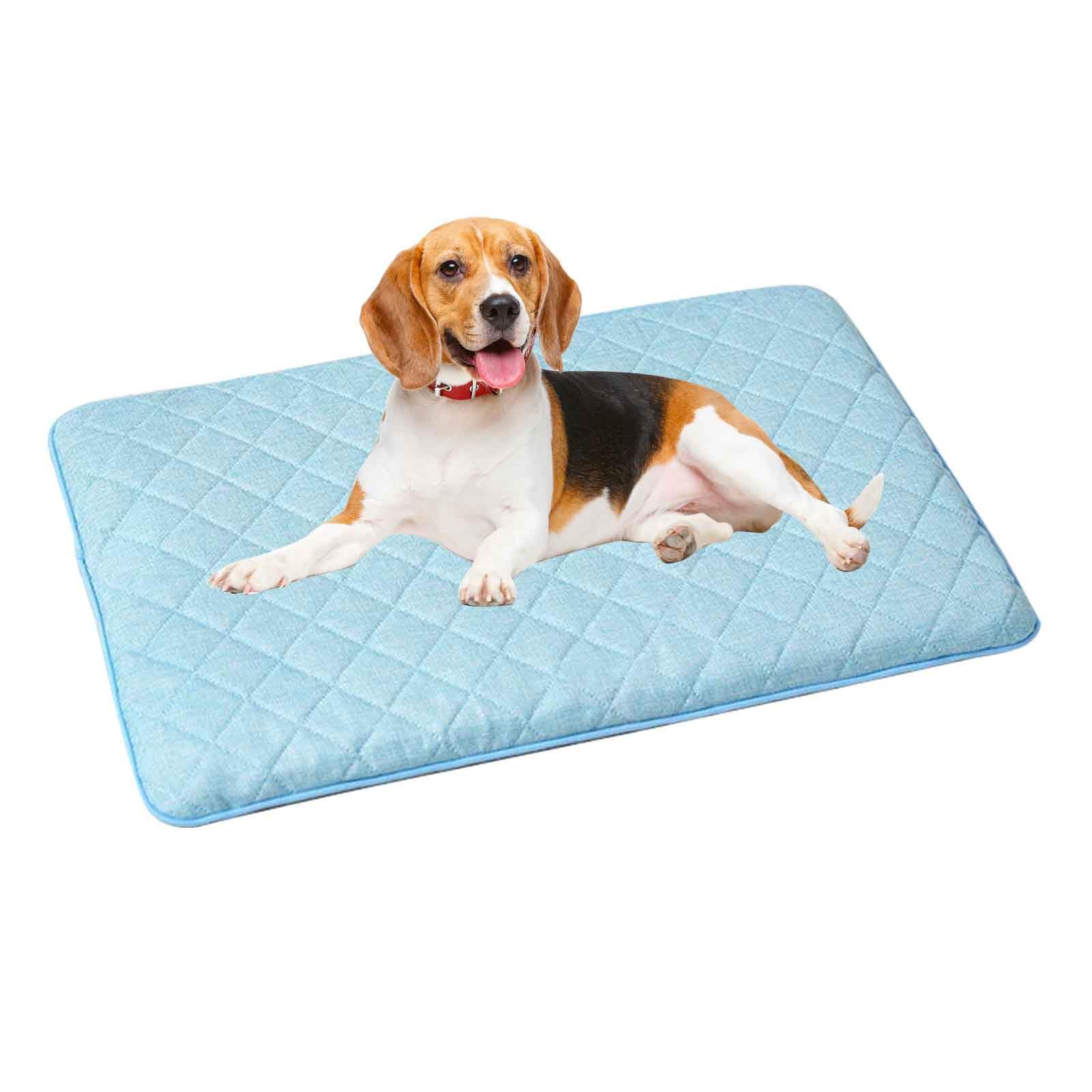 Lekkie, podróżne, płaskie legowiska dla zwierząt(Blue,XL)