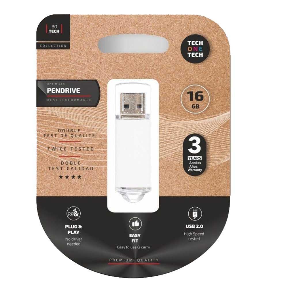 TECH ONE TECH Memoria USB 2.0 de 16 GB (pendrive)