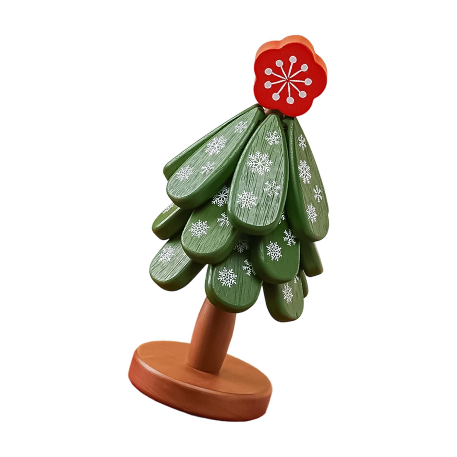 Xjdzineq Space Saving Christmas Themed Coasters Set Festival Wooden Table Decoration for Holiday Dining Stackable Holiday Kitchen Accessories
