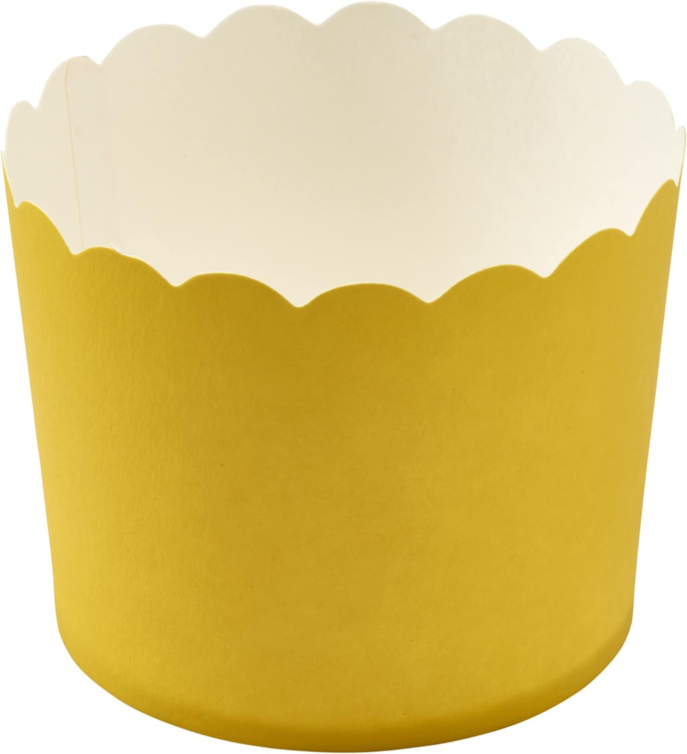 DecoPac Yellow Scalloped Baking Cups, Perfect For Delicious