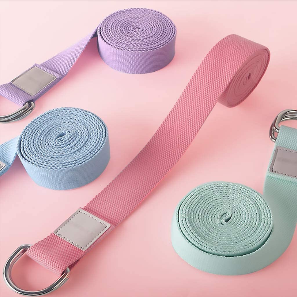 Blocchi for yoga Mattoni for fitness in schiuma ad alta densità resistenti all'umidità for pilates, blocchi for yoga, mattoncino di supporto in schiuma, blocchi in schiuma (confezione da 2) Cintura fo
