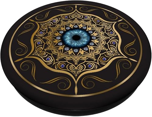 Miniatura 2 de Mal Eye Mandala Protección contra la mala suerte Buena Suerte Charm PopSockets PopGrip Agarre intercambiable para teléfonos y tabletas