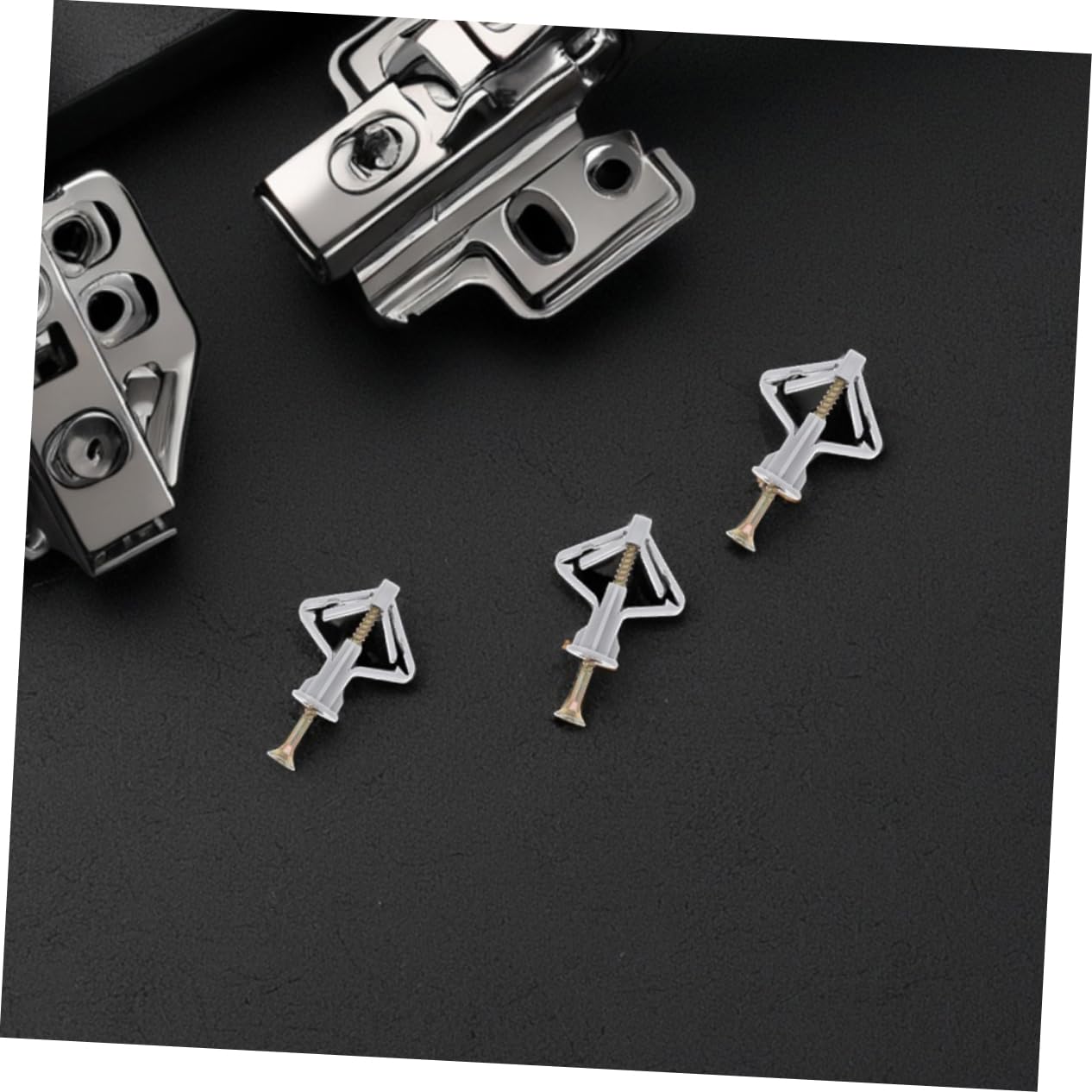 100-Piece Drywall Anchor Set – Butterfly Toggle Anchors M32x36mm With M8x50mm Screws – Heavy-Duty ABS For Hollow Walls, Shelves & Fixtures
