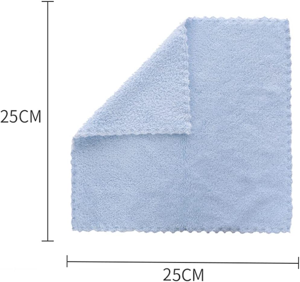 Dish Clothlazy Rag Kitchen Dishwashing Scouring Pad Housework Cleaning Absorbent and Non-linting Hand Towel 10pcs