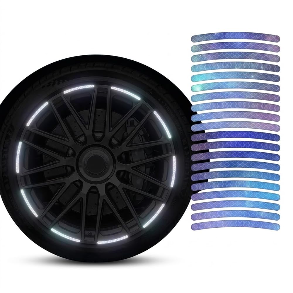 zhangqin Motorcycle Wheel Rim Reflective Stickers for Triumph Tiger 900 GT T900 GT PRO Tiger 850 Sport, Night Driving Safety Warning Decals, Bright Honeycomb Strip, Strong Adhesion Tape