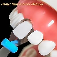 Vista 5 de 50 Piezas Bandas de Matriz Dental, Bandas de Matriz de Restauración de Metal Dental, Matrices Contorneadas Seccionales Ortodónticas sin Retenedor