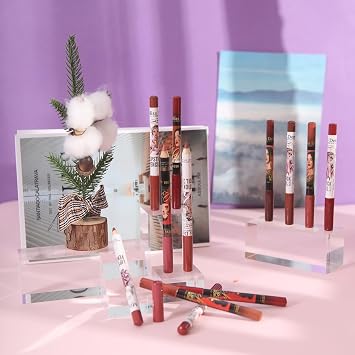 12PCS Lip Liner Pencils Set Pack for Shaping & Sculpting Lips, Modifieddark Lip Color Lipsticks,Long-Lasting Waterproof Lipsticks. (03, Color)