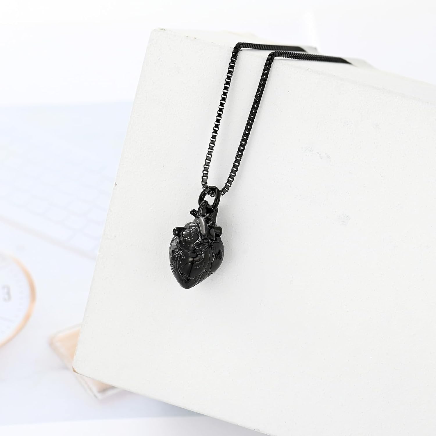 XSMZB Heart Cremation Jewelry Ashes Pendant for Human Pet Funeral Urn Necklace for Ashes Women Men Memorial Urn Jewelry - Image 6