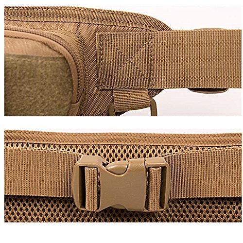 A.b Crew Waterproof Tactical Drop Leg Bag With Water Bottle Pouch Motorcycle Hiking Cycling Thigh Pack Waist Belt, Desert Python #TOP5