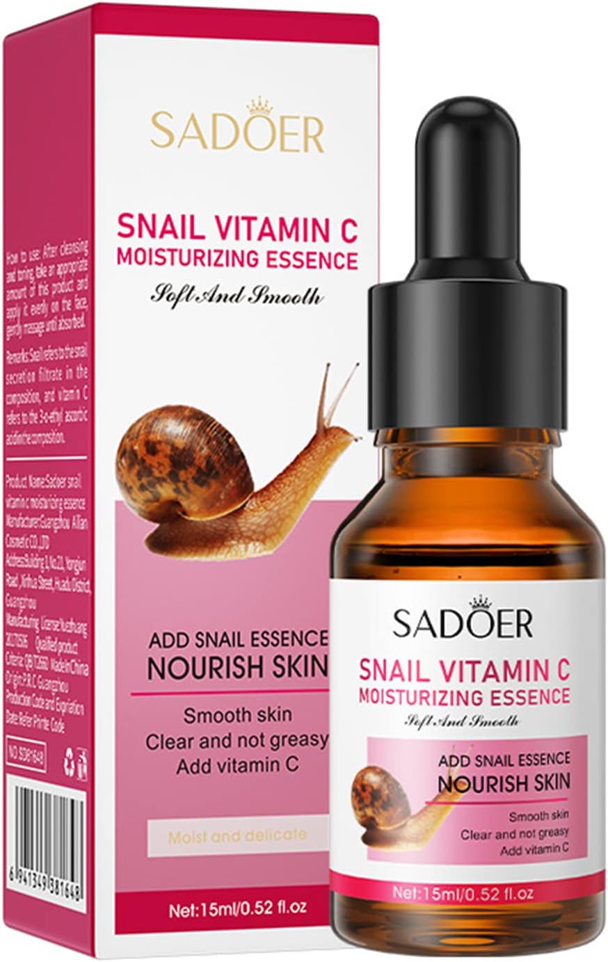 Snail Face Serum for Women,Anti Wrinkle Brightening Serum,Hydrating