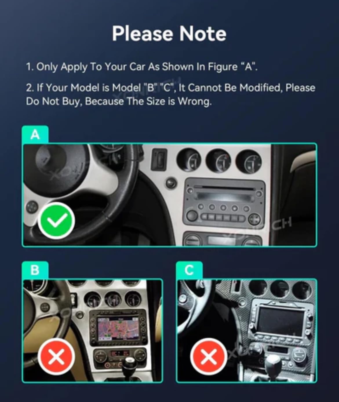 CTB Car tablet Android per ALFA 159 - BRERA Apple Carplay android auto wireless integrato 2006-2011 4GB di ram 32GB di rom 6"2 pollici GPS autoradio navigatore WI-FI Bluetooth MirrorLink