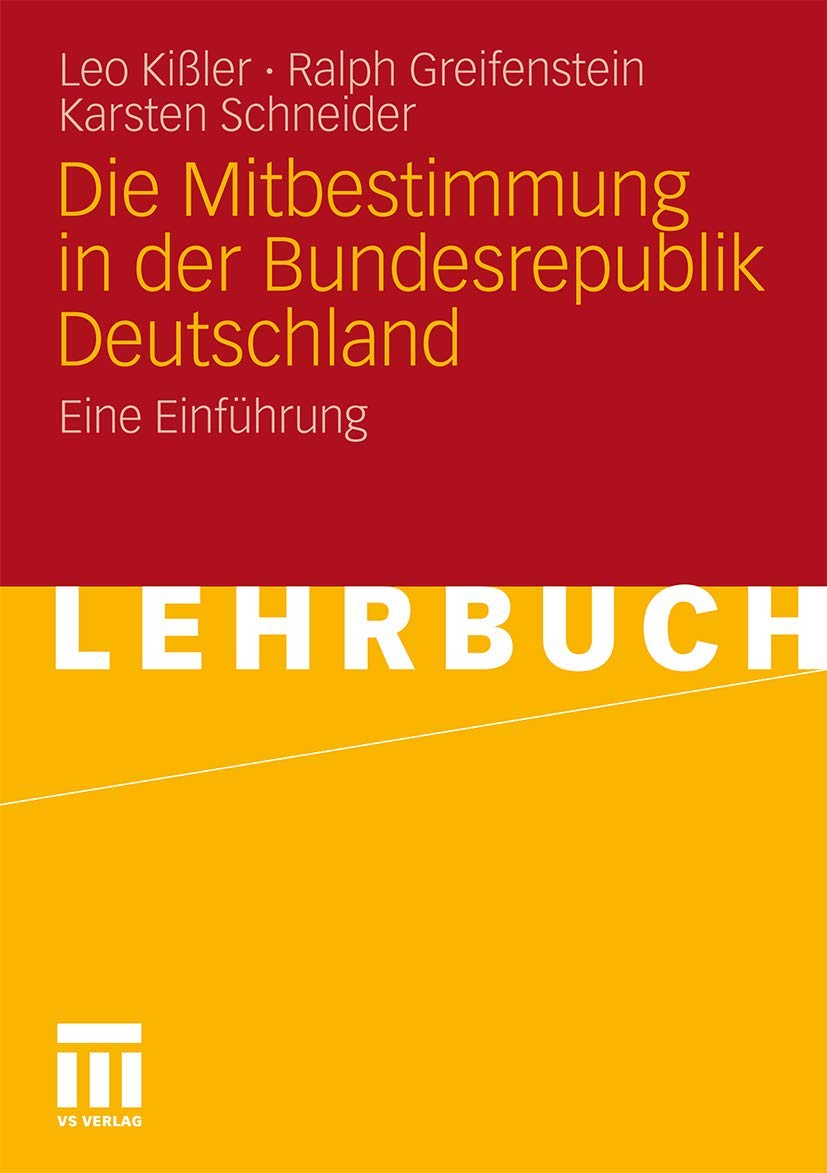 Die Mitbestimmung in der Bundesrepublik Deutschland: Eine Einführung