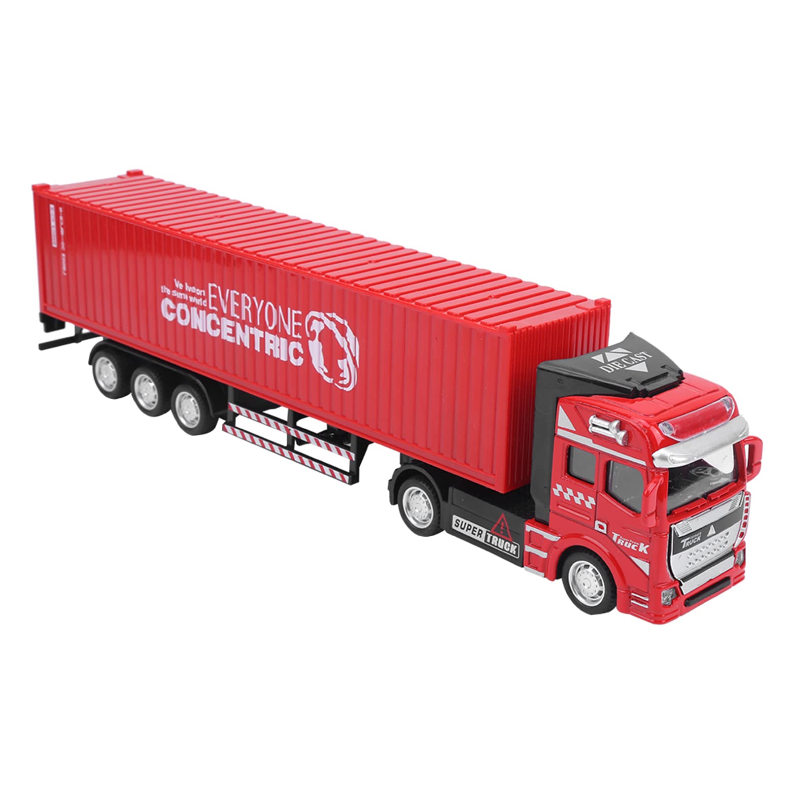 BSTCAR Container Truck Model Toy 1: 48 Alloy Car Model Toys Pull Back Vehicles Toy Cars,Simulation Cars Gifts for Boys Girls - Image 3