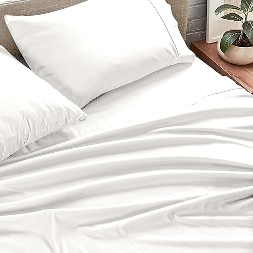 Miniatura 5 de Juego de sábanas de microfibra de 3 piezas para cama individual, sábanas refrescantes transpirables con bolsillos profundos, resistentes a las