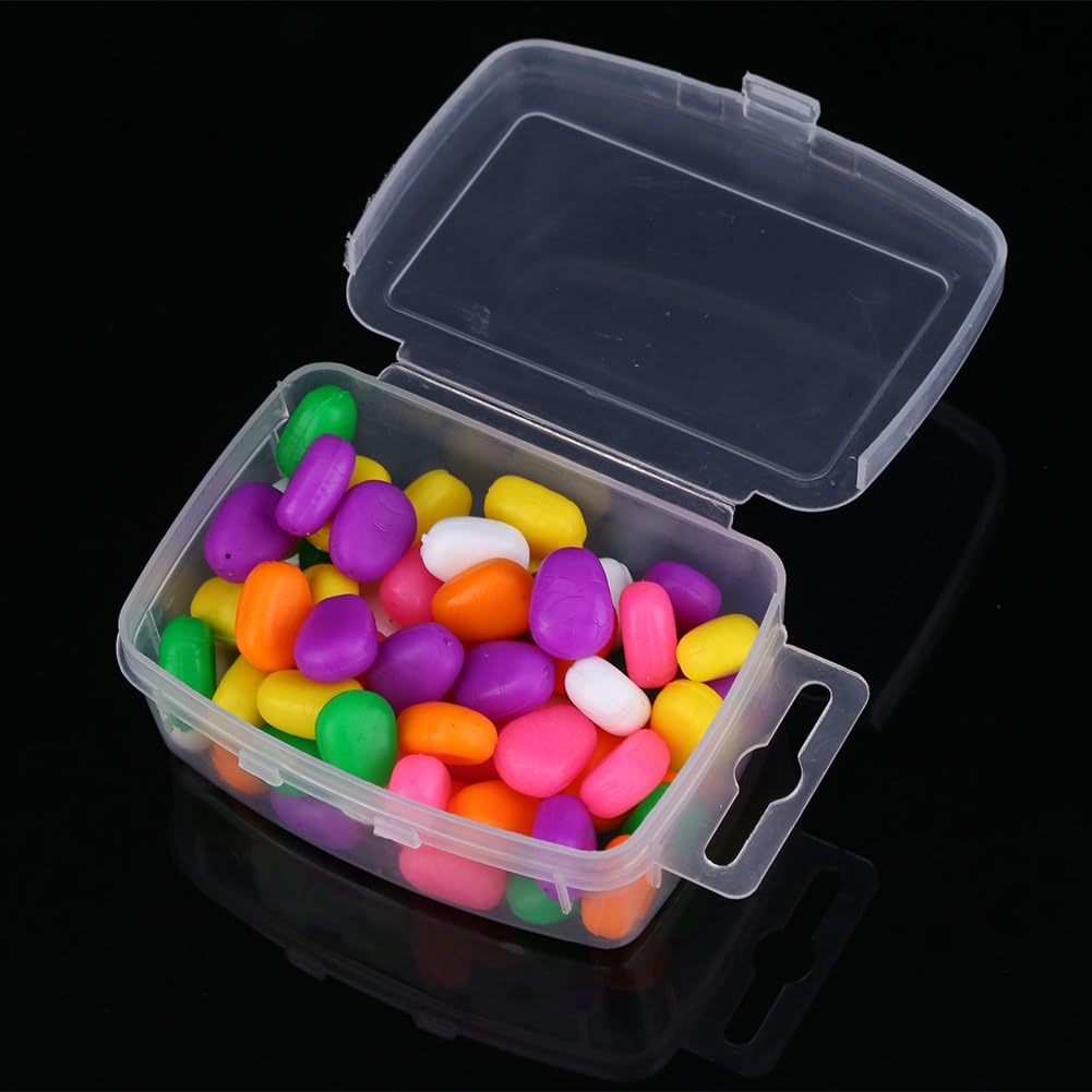 VGEBY 60Pcs Corn Lure Bait, Soft Artificial Up Floating Fishing Baits (Mixed) Carp Fishing Corn