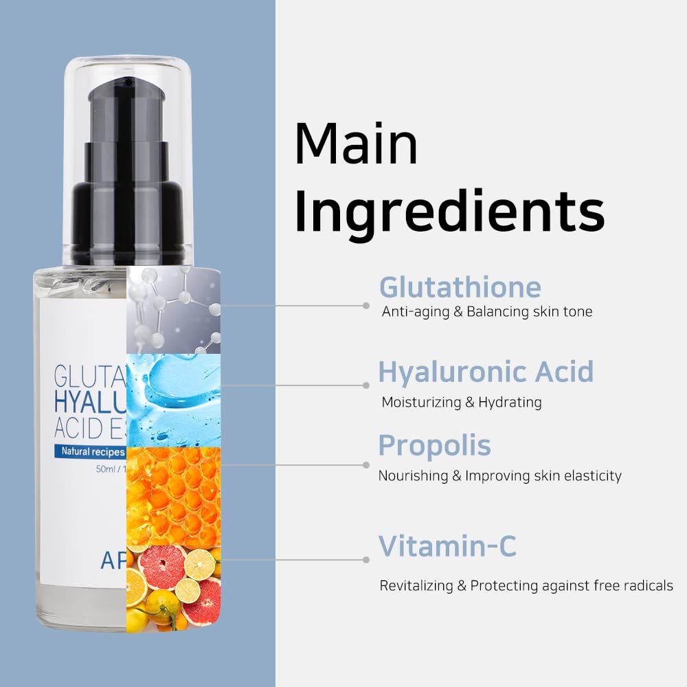 aplb glutathione hyaluronic acid essence Amazon.com: APLB Glutathione Hyaluronic Acid Moisturizing Essence 1.69FL.OZ  / Korean Skin Care, Long Lasting Moisturization, Balance Skin Tone,  Diminish the look of wrinkles : Beauty & Personal Care