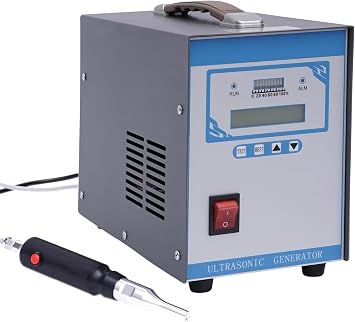 Ultrasonic Plastic Welder, 28KHz 700W Handheld Ultrasonic Spot Welder Portable Spot Welding Machine for ABS/PP/PE/PS/PC