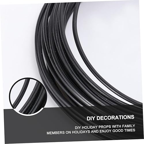 Miniatura 9 de Yardwe Estacas de alambre para plantas de jardín, varilla de soporte de plantas de metal flexible, alambre de enrejado, lazo de alambre de vid de