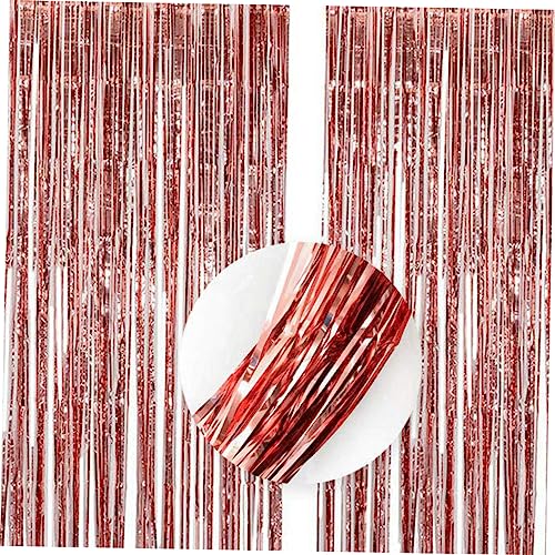 Abaodam 6 Peças Cortina Para Festa Decoração De Festa Adereços Casamento