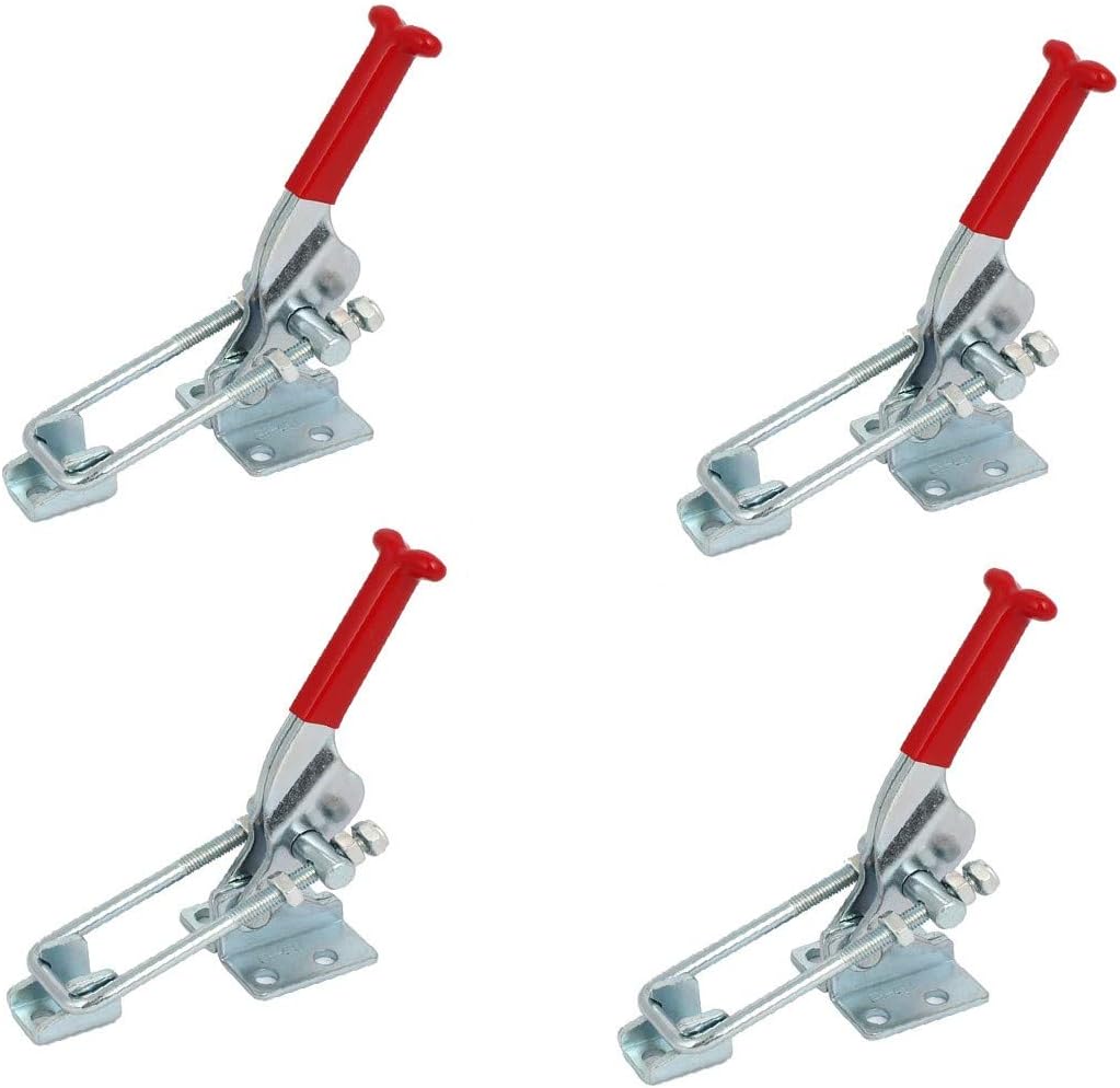 New Lon0167 318Kg Holding Featured Capacity Zinc Plated reliable efficacy U-Shaped Clamping Bar Toggle Clamps GH-431 4pcs(id:953 2a 64 56a)