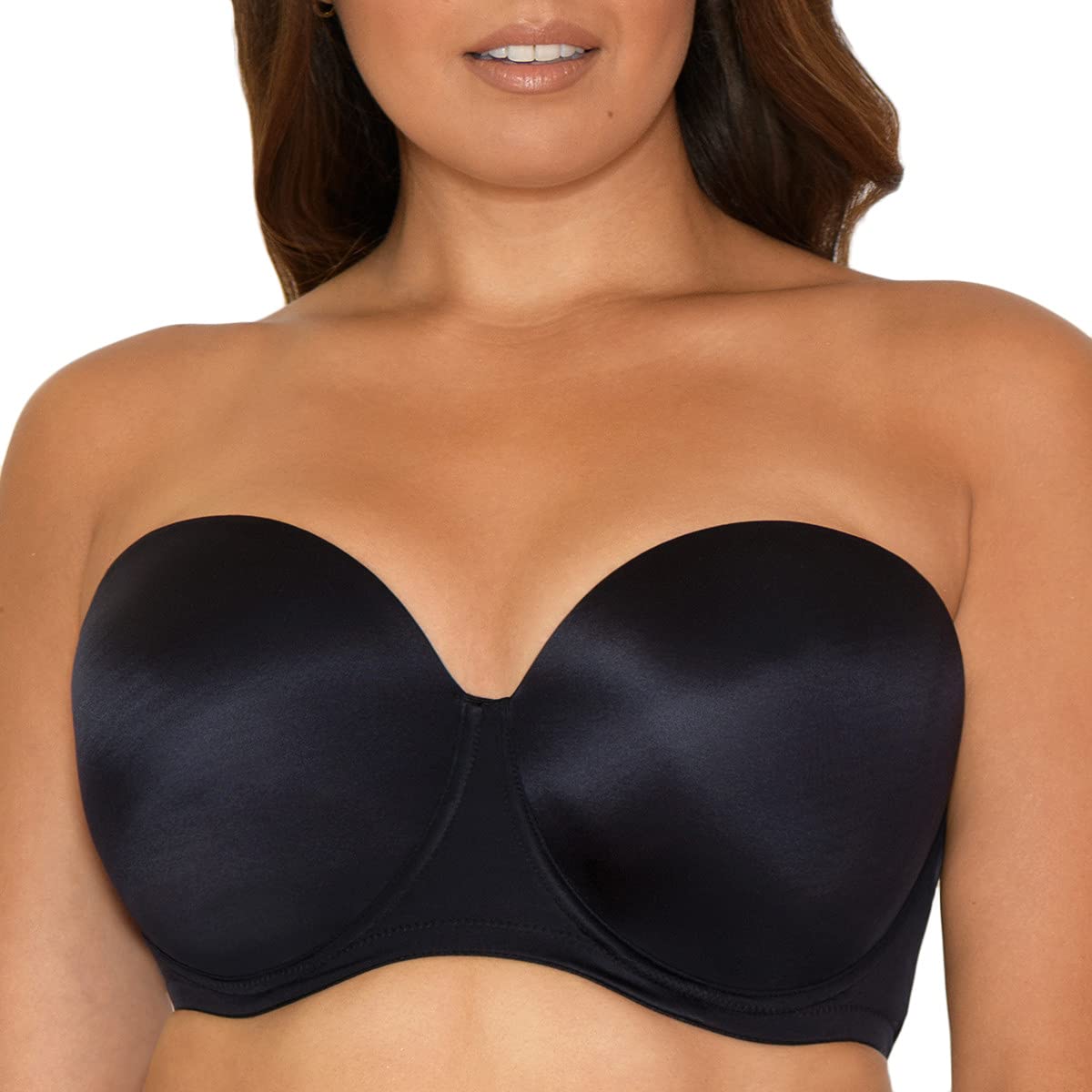 Curvy Kate Smoothie Strapless Moulded Bra Black 34D