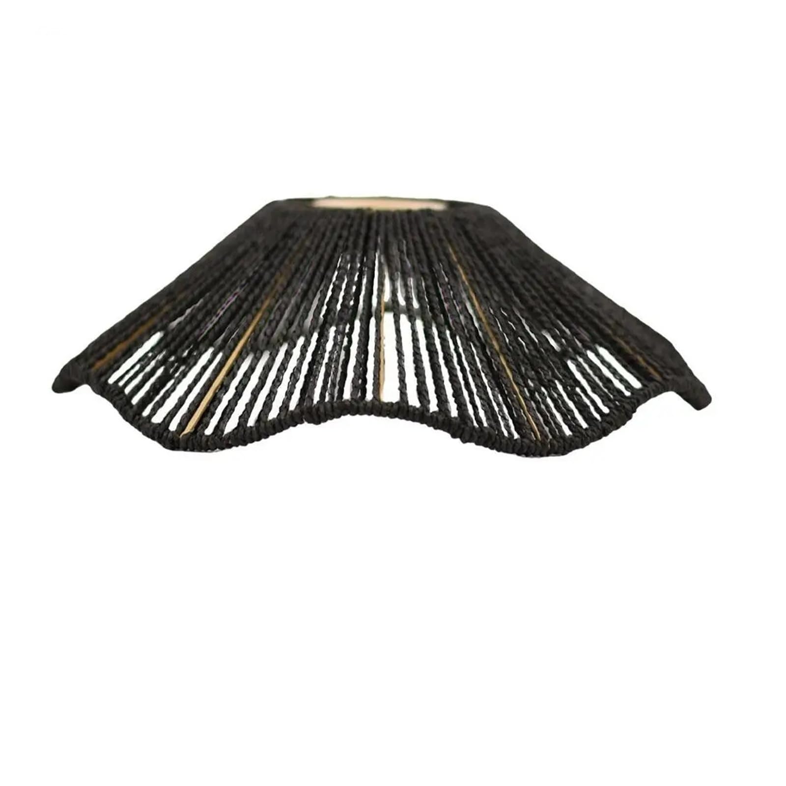 Luxemetals Black 1Pcs Handwoven Rope - Rustic Decorative Cover For Home Living Room And Kitchen(Black)